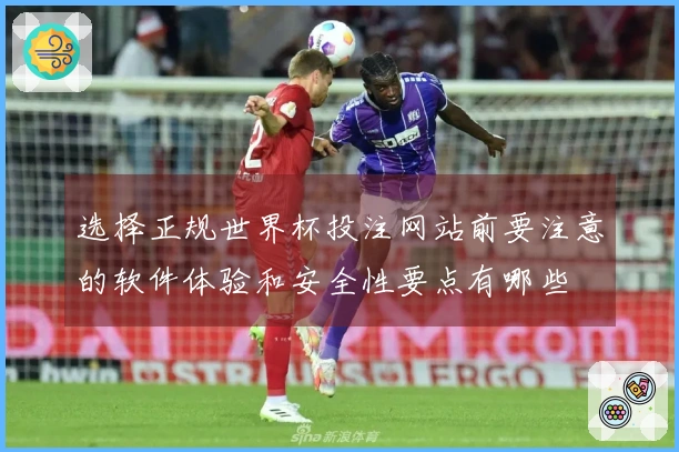 选择正规世界杯投注网站前要注意的软件体验和安全性要点有哪些